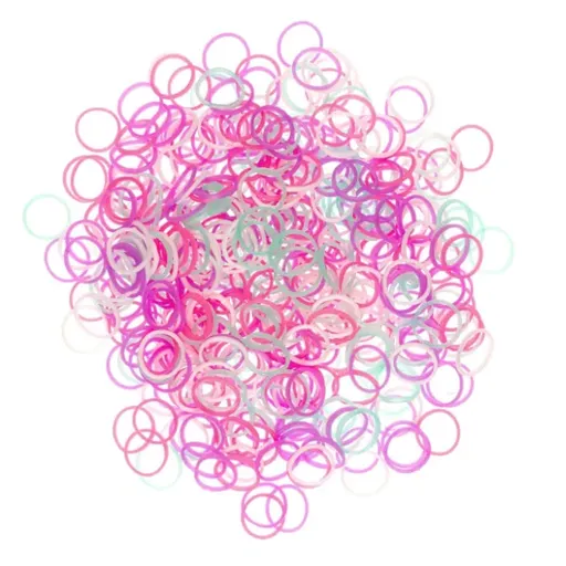 Elastice de Par Set 500 buc - Colorate