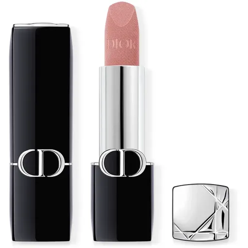 DIOR Rouge Dior ruj cu persistenta indelungata reincarcabil culoare 220 Beige Couture Velvet 3.5 g