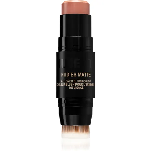 Nudestix Nudies Matte machiaj multifuncțional pentru ochi, buze și față culoare Nude Peach 7 g