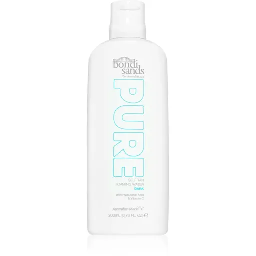 Bondi Sands Pure Self Tan Foaming Water Dark spuma autobronzanta cu efect de hidratare 200 ml