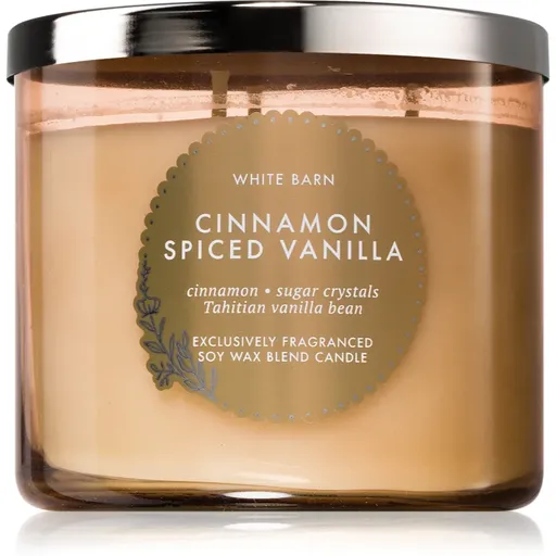 Bath & Body Works Cinnamon Spiced Vanilla lumânare parfumată 411 g