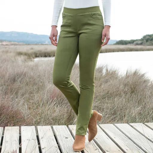 Pantaloni lungi confortabili cu talie elastică