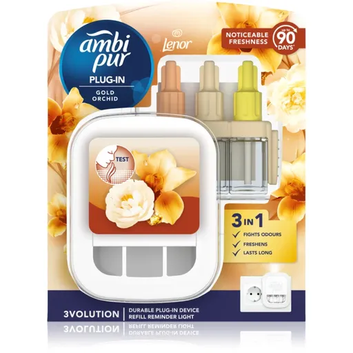 AmbiPur 3volution Gold Orchid odorizant electric cu rezervã 20 ml