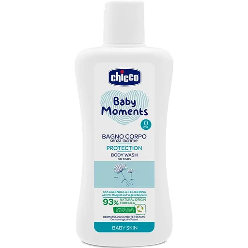 Chicco Baby Moments șampon pentru corp pentru copii 200 ml