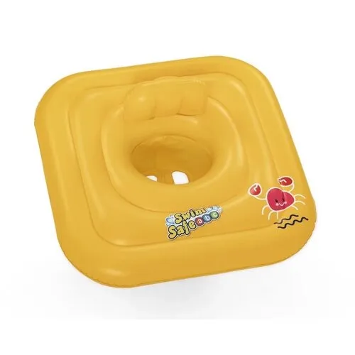 Șezut gonflabil Bestway baby Step A, cu spătar, 76 cm x 76 cm