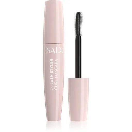 IsaDora The Lash Styler Curl Mascara mascara cu rotatie pentru o buna definire a genelor culoare 50 Black 10 ml