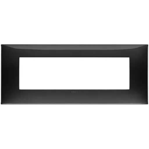 Rama 7 module Vimar Neve Up 09677.04, plastic Glossy negru