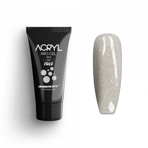 Acryl Pro Gel 2M Hema Free Shimmer Ecru - 15g