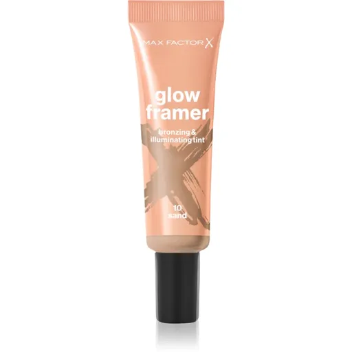Max Factor Miracle Pure Glow Framer loțiune bronzantă culoare 10 Sand 30 ml