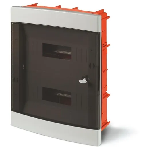 Tablou ST 24M, Scame 675.4024B, IP40 montare incastrata, 24 module, 326x420x95mm ALB