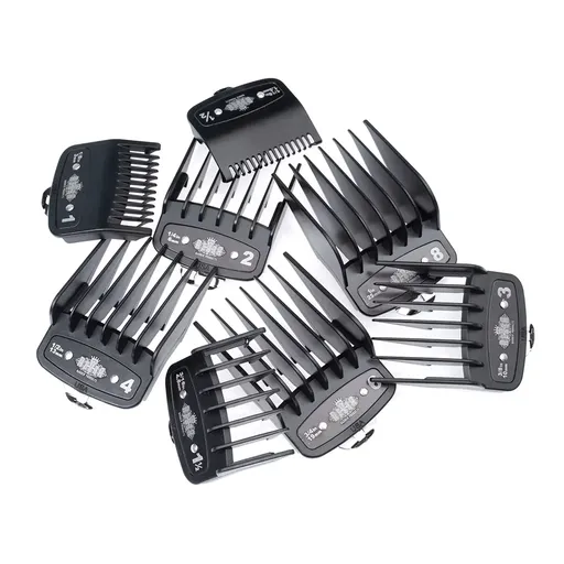 Gratare Masina de Tuns Rever Premium Full Black, 8 buc, 0.5 - 8