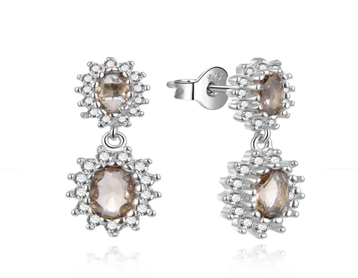 MOISS Cercei originali din argint cu zircon cubic E0003113