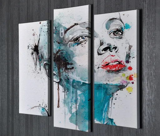 Tablou decorativ, UC52, 45 x 20 cm, Multicolor