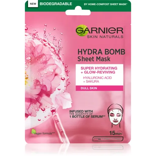 Garnier Skin Naturals Hydra Bomb Masca de celule cu efect lucios 28 g