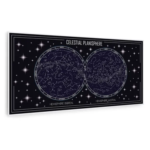 Klarstein Wonderwall Air Art Smart, încălzitor cu infraroșu, harta cerului, 120 x 60 cm, 700 W
