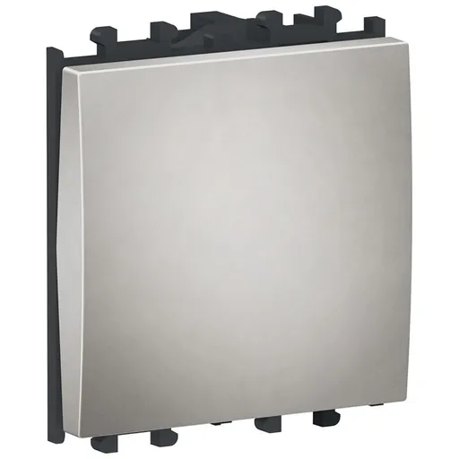 Intrerupator simplu 2 module Schneider Easy Styl LMR0200004, argintiu