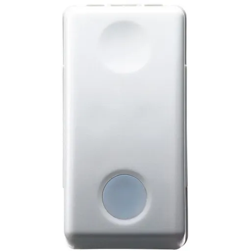 Intrerupator simplu 1 modul cu led Gewiss System GW20572, alb