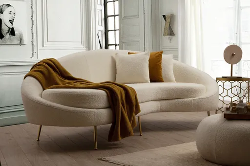 Canapea 3 locuri, Atelier del Sofa, 569HLN1116, Crem
