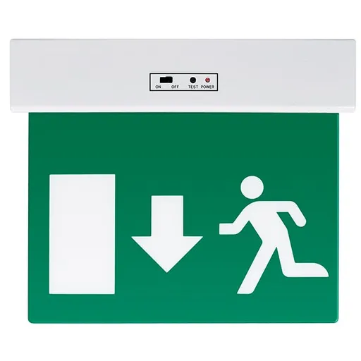 Lampa iesire de urgenta sageata in jos lateral Elmark 9XL5113