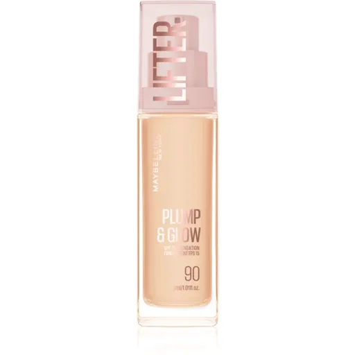 MAYBELLINE NEW YORK Lifter Plump & Glow machiaj de stralucire pentru un look natural culoare 90 30 ml