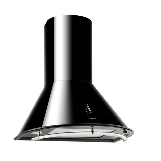 Klarstein Lumio Neo retro hota 60cm 610m³ / h oțel inoxidabil negru