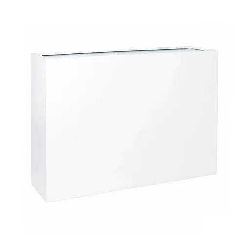 Pottery Pots Ghiveci Jort Slim, alb lucios, dimensiuni multiple - PotteryPots Mărime: L - v. 90 cm