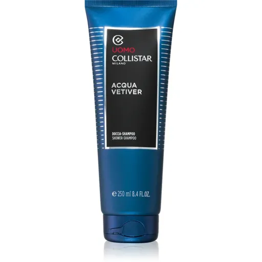 Collistar Uomo Acqua Vetiver Shower Shampoo sampon gel dus pentru barbati 250 ml