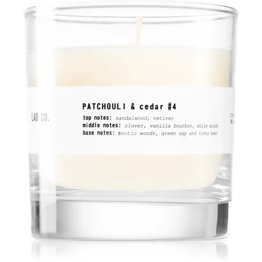 The Olphactory Lab Co. Patchouli & Cedar lumânare parfumată 200 g