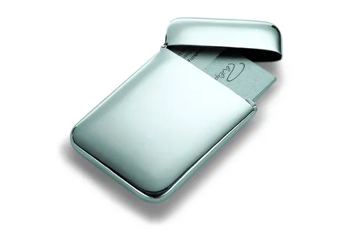 Suport pentru cărți de vizită din oțel inoxidabil "Cushion" - Philippi