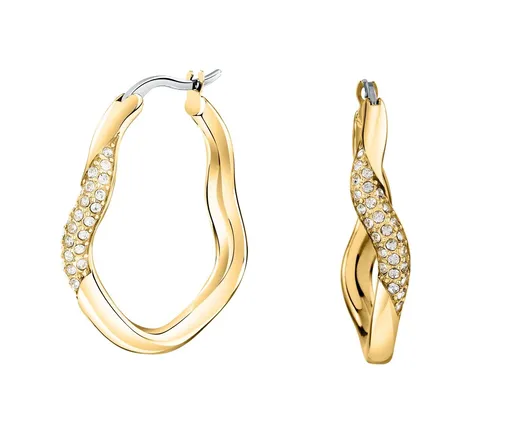 Morellato Cercei ondulați placați cu aur cu cristale Design SAYP08