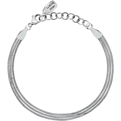 La Petite Story Brățară triplă din oțel pentru femei Friendship LPS05ARR125