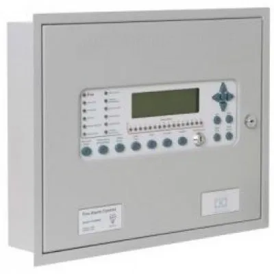 Centrala adresabila cu 2 bucle Kentec H81162 F2 16 zone, 127 adrese pe bucla, montaj ingropat