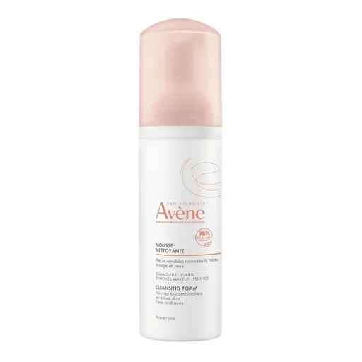 Avène Spumă demachiantă matifiantă pentru ten sensibil normal și mixt (Cleansing Foam) 150 ml