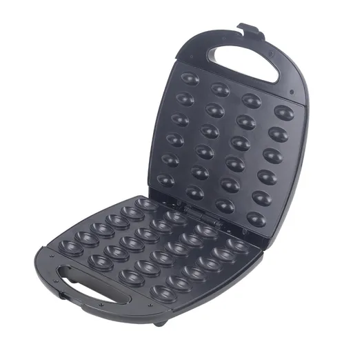 Aparat pentru copt 24 forme coji de nuci Rosberg Premium R51442E, 1200W, Placi antiadere, Alb