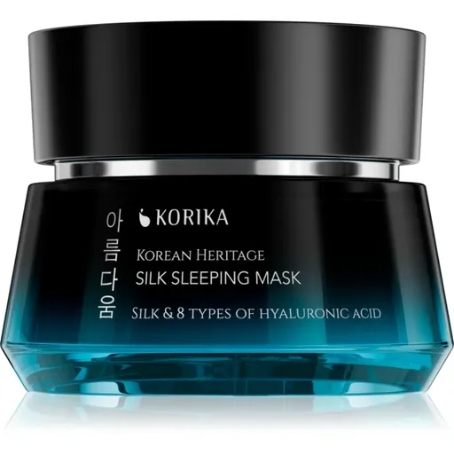 KORIKA Korean Heritage Silk & 8 Types of Hyaluronic Acid Silk Sleeping Mask masca hidratanta si hranitoare pentru noapte 50 ml