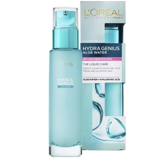 L'Oréal Paris Îngrijire hidratantă a tenului de uz zilnic pentru ten uscat și sensibil Hydra Genius (Liquid Care Daily Moisturiser) 70 ml