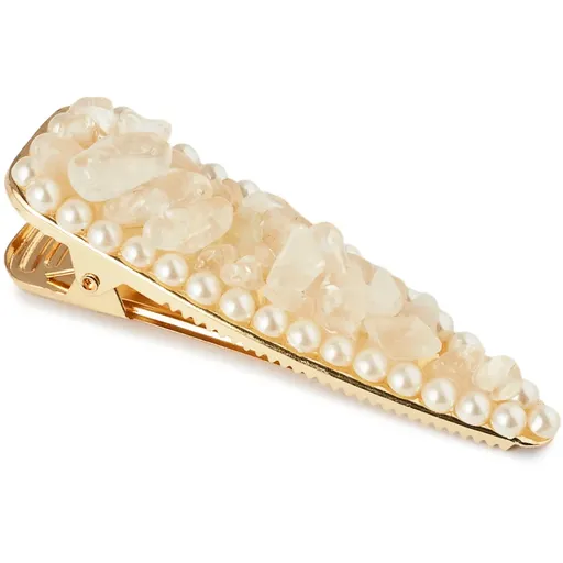 Crystallove Clear Quartz Hair Clip agrafe de par 1 buc