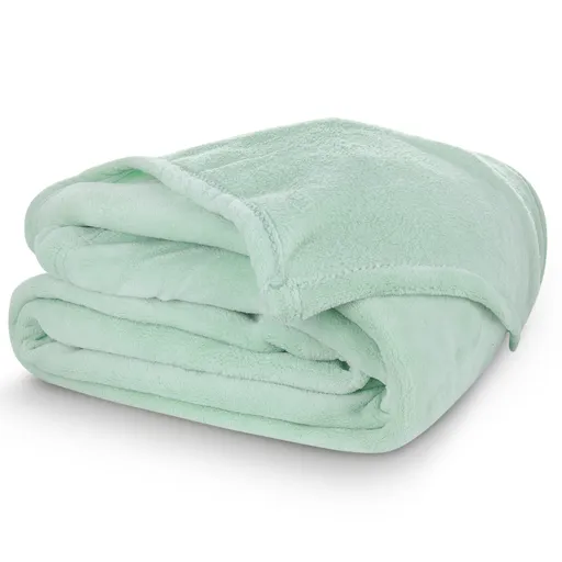 Pătură micro-pluș fistic, 150 x 200 cm, verde
