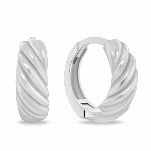 Brilio Silver Cercei la modă rotunzi din argint EA1216W