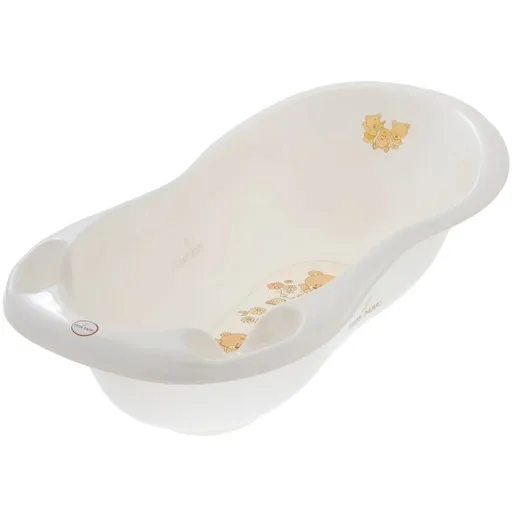 Cada de baie pentru copii Tega Teddy Bear alb, 100cm