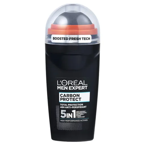 L'Oréal Paris Antiperspirant cu bilă pentru bărbați Carbon Protect 50 ml