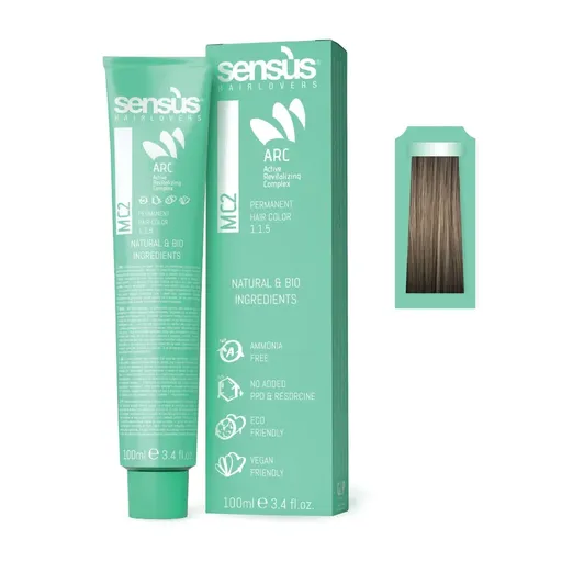 Vopsea de Par Permanenta Sensus MC2 8.00, 100 ml