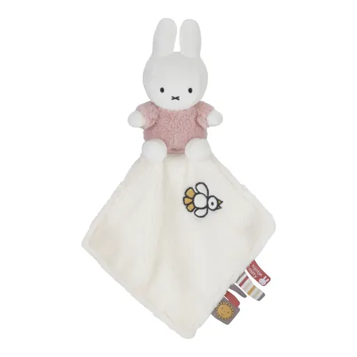 Little Dutch Comforter Miffy Fluffy Pink jucărie de adormit 1 buc
