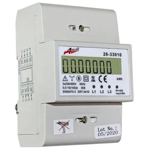 Contor trifazic digital 100A 6M Adeleq 02-552/DIG