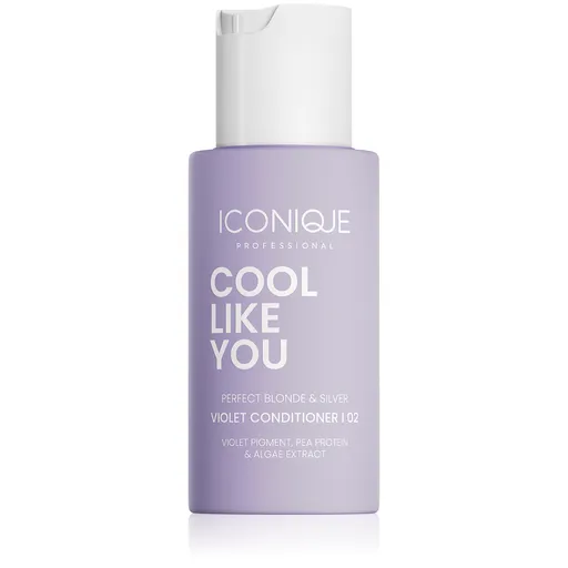 ICONIQUE Professional Balsam pentru un păr blond cu nuanțe reci și strălucitor Cool Like You (Violet Conditioner) 70 ml