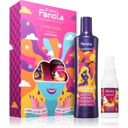 Fanola Wonder Set set cadou pentru parul blond cu suvite