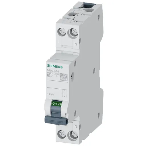 Siguranta automata 1P+N 32A, curba B, 6kA Siemens 5SL6032-6