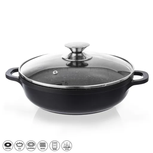 Castron GRANDE capac de sticla