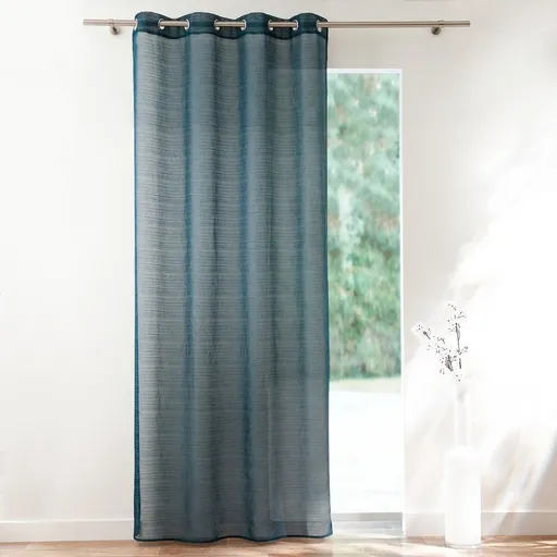 Perdea din voal fin cu dungi