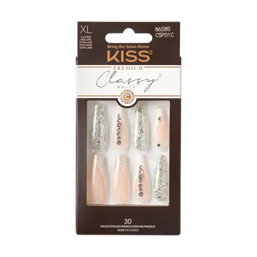 KISS Unghii adezive Classy Nails Premium- Sofisticate 30 buc